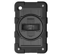 Avizar Coque pour Samsung Galaxy Tab A9 Antichoc Béquille et Poignée Rotative Noir