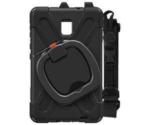 Avizar Coque pour Samsung Galaxy Tab Active 5 Antichoc Poignée Support Sangle Noir