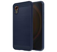 Avizar Coque pour Samsung Galaxy Xcover 7 Souple Effet Carbone et Brossé