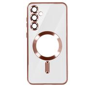 Avizar Coque pour Samsung S23 FE en Silicone Contour Chromé