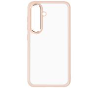 Coque pour Samsung S24 Plus Dos Rigide Contour Souple Design Fumé Rose Poudré