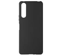 Avizar Coque pour Sony Xperia 10 V et 10 VI Silicone Gel Flexible Fine Noir