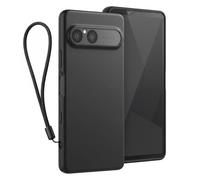 Avizar Coque pour Sony Xperia 10 VII Silicone Soft-Touch avec Dragonne Amovible