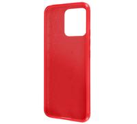 Avizar Coque pour Xiaomi 13 Renforcée Souple Effet Carbone Brossé Rouge