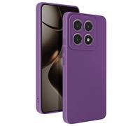 Avizar Coque pour Xiaomi 14T Pro Silicone Mat Bloc Caméra Protégé Violet