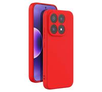 Avizar Coque pour Xiaomi 17 Soft-Touch en Silicone Série Fast Cover Rouge