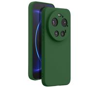 Coque pour Xiaomi 17 Ultra Soft-Touch en Silicone Série Fast Cover Vert