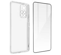 Avizar Coque pour Xiaomi Poco M4 Pro 5G / Redmi Note 11S 5G Souple Verre 9H
