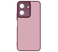Avizar Coque pour Xiaomi Redmi 13C Dos Rigide Fumé Bloc Caméra Protégé Bordeaux