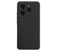Avizar Coque pour Xiaomi Redmi Note 14 5G Silicone Souple Mat Noir