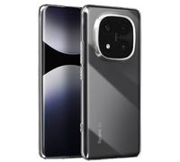 Avizar Coque pour Xiaomi Redmi Note 14 Pro et 14 Pro Plus Contour Silicone Transparent