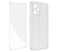 Coque Realme 9 Pro Plus et 9 4G Silicone Souple Film Verre Trempé 9H Transparent