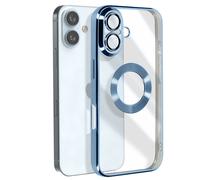 Coque Série Glam pour iPhone 16 Antichoc Avizar Bleu