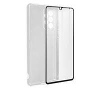 Avizar Coque Silicone pour Galaxy A33 5G Protection 360° avec Verre Trempé 9H