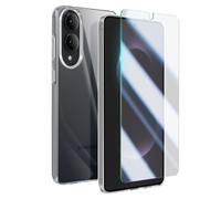 Avizar Coque Silicone pour Samsung S25 Edge et Verre Trempé Anti-rayures