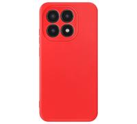 Avizar Coque Soft-Touch pour Xiaomi 15T en Silicone Anti-dérapant Rouge