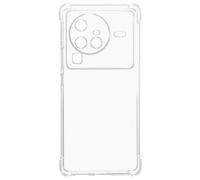 Coque Vivo X80 Pro Silicone Gel Coins Renforcés Transparent