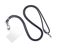 Cordon Smartphone Universel Coque et Étui Nylon Tressé Réglable 90cm bleu nuit