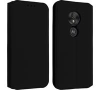 Avizar, couverture en similicuir édition classique Motorola Moto G7 Play, noir