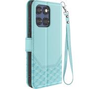 Avizar, couverture Motorola Edge 60 Fusion/60 Portefeuille Motif 3D, Bleu clair