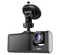 Dashcam Pare Brise Avant Arrière Intérieur 1080p LED 2 pouces Micro Noir