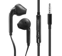 Avizar Écouteurs Filaires Jack 3.5mm Son Clair Micro et Télécommande Câble Plat