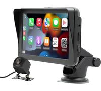 Avizar, écran de voiture 7" CarPlay Android Auto Support à ventouse, Noir