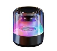Avizar Enceinte Bluetooth 5W Portable avec Éclairage LED RGB Noir