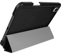 Avizar, étui à rabat pour iPad Mini 6 2021 /Mini 7 2024 Standcase visionneuse / dactylo, noir