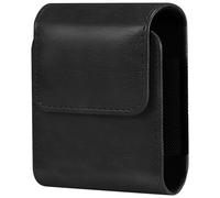 Avizar Étui Ceinture Universel pour Téléphone Pliable Cuir Fermeture Aimantée Noir