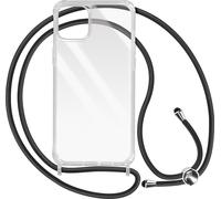 Avizar, Étui de protection pour Apple iPhone 14 Plus avec chaîne en nylon de 90 cm, Transparent
