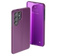 Avizar Étui de Protection pour Galaxy S26 Ultra Clear View avec Support Vidéo