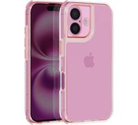 Avizar, Étui de protection pour iPhone 16 Plus Coins renforcés du bumper, or rose