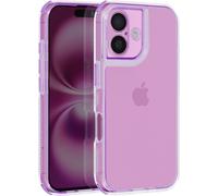 Avizar, Étui de protection pour iPhone 16 Plus Coins renforcés du bumper, Violet