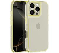 Avizar, Étui de protection pour iPhone 16 Pro Max Coins renforcés du bumper, Jaune
