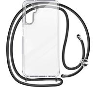 Coque Lanière pour Samsung Galaxy A14 Rigide Bumper Série Corda Transparent