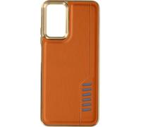 Avizar, étui de protection pour Xiaomi Redmi Note 12S semi-rigide aspect cuir, camel
