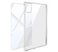 Avizar, étui en silicone pour Lenovo Tab M11 avec film en verre 9H, kit de protection, Transparent