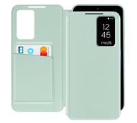 Étui Fenêtre pour Samsung Galaxy S23 avec Clapet Porte-Carte Vert pâle