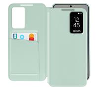 Avizar Étui fenêtre pour Samsung Galaxy S24 – Clapet porte‑carte – Vert pâle