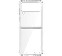 Avizar, étui flexible en silicone pour Samsung Galaxy Z Flip4, antichoc, transparent