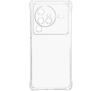 Coque Vivo X80 Pro Silicone Gel Coins Renforcés Transparent