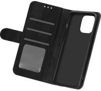 Avizar, Etui Flip Stand Portefeuille & Stand pour iPhone 12 / 12 Pro, Noir