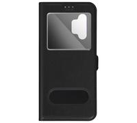 Avizar Étui Folio pour Galaxy A13 5G / A04s Double Fenêtre avec Fonction Support