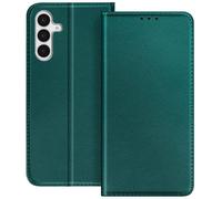 Etui Folio pour Galaxy S25 FE avec Porte-carte et Support Vidéo Vert foncé