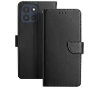 Avizar Étui Folio pour Motorola Moto G86 5G avec Portes-cartes et Fonction Stand Noir