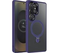 Coque Magsafe Pour Samsung Galaxy S25 Ultra Antichoc Support Vidéo Violet