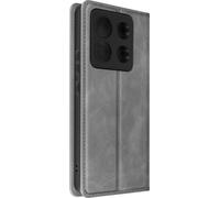 Avizar, étui porte-monnaie, étui en cuir synthétique pour Xiaomi Redmi Note 13 Pro, gris