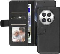 Avizar, Étui porte-monnaie OnePlus 13 Fonction stand, Vintage, Noir