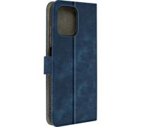 Avizar, Étui porte-monnaie pour Blackview A96, Porte-carte + fonction stand, Bleu foncé